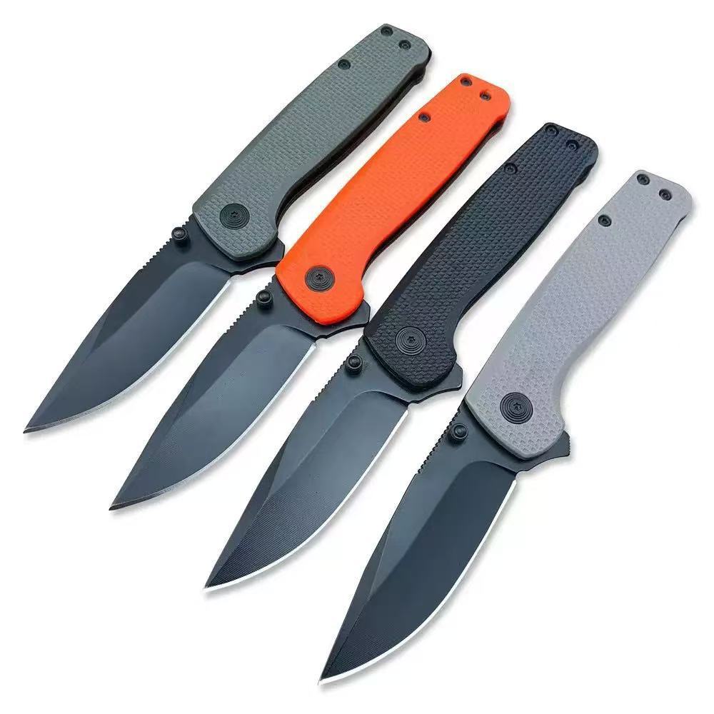 Outdoor camping folding knife SOC fishing portable outdoor anti-height hardness stainless steel anti-slip folding knife Item Picture