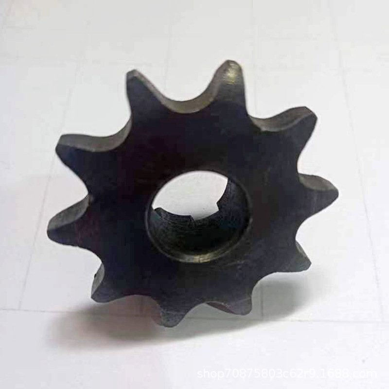 The manufacturer supplies various modules of transmission sprockets/conveyor sprockets, which can be milled with blackened keys Application Scenario