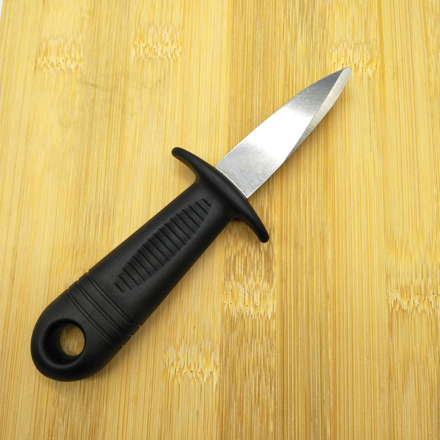 A large quantity of stainless steel oyster knives in stock, oyster knives for opening oysters, oyster shells, sea scallops, oyster knives details Picture