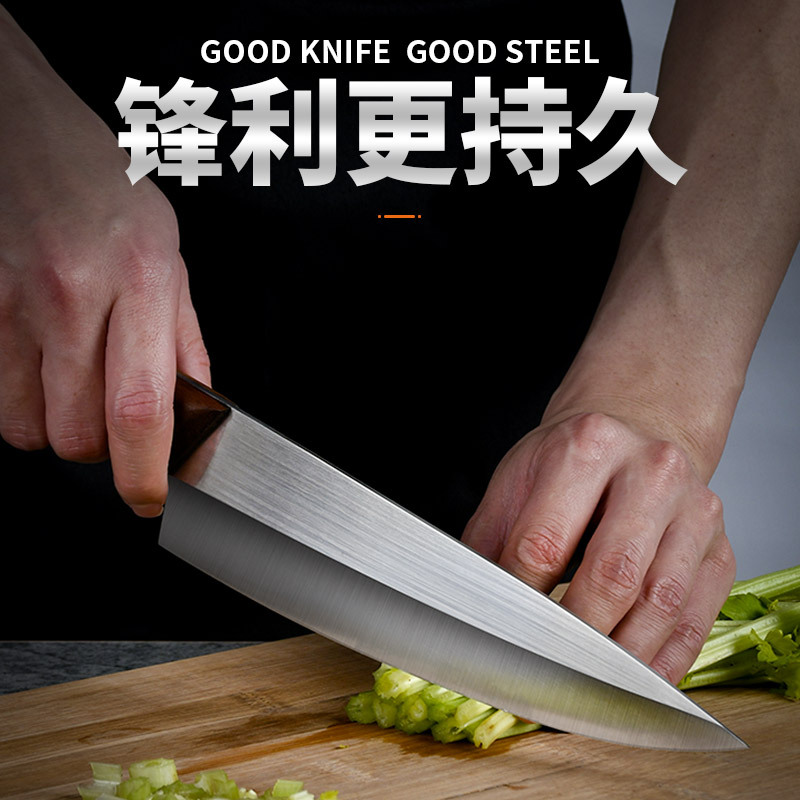 Japanese-style sand noodle beef knife chef's knife, forging and slicing knife, fish knife, beef knife chef's knife, fruit and vegetable knife details Picture