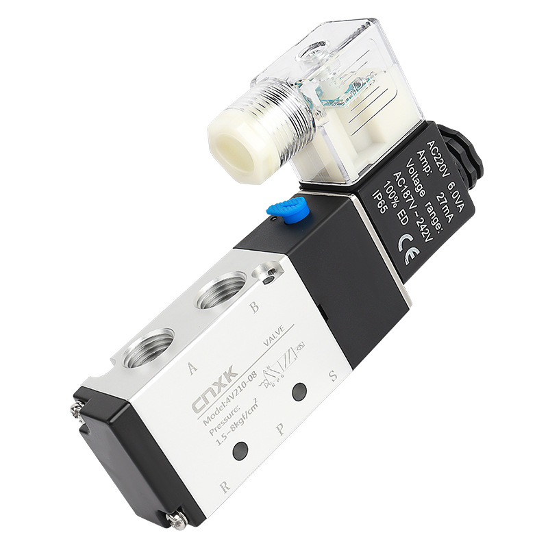 Tiancheng solenoid valve 4v210-08 Directional control valve 24V Pneumatic control valve 220v two-position five-way electronic valve 12V Item Picture