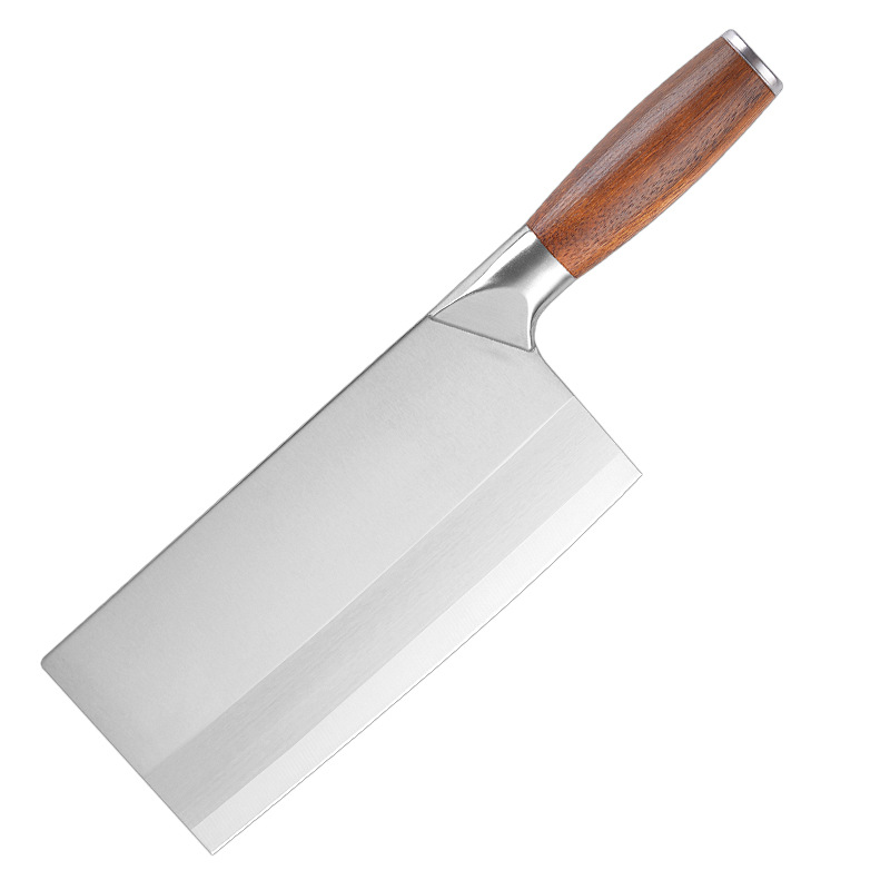 Two-piece set of forged stainless steel kitchen knives, household sharp slicing knife, kitchen knife, meat knife, chef's knife, dual-purpose knife Item Picture