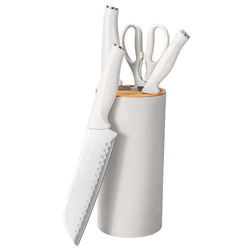 Yangjiang Knife set: Kitchen knives, household kitchen knives, fruit knives, slicing knives, stainless steel complete set combination knives Item Picture
