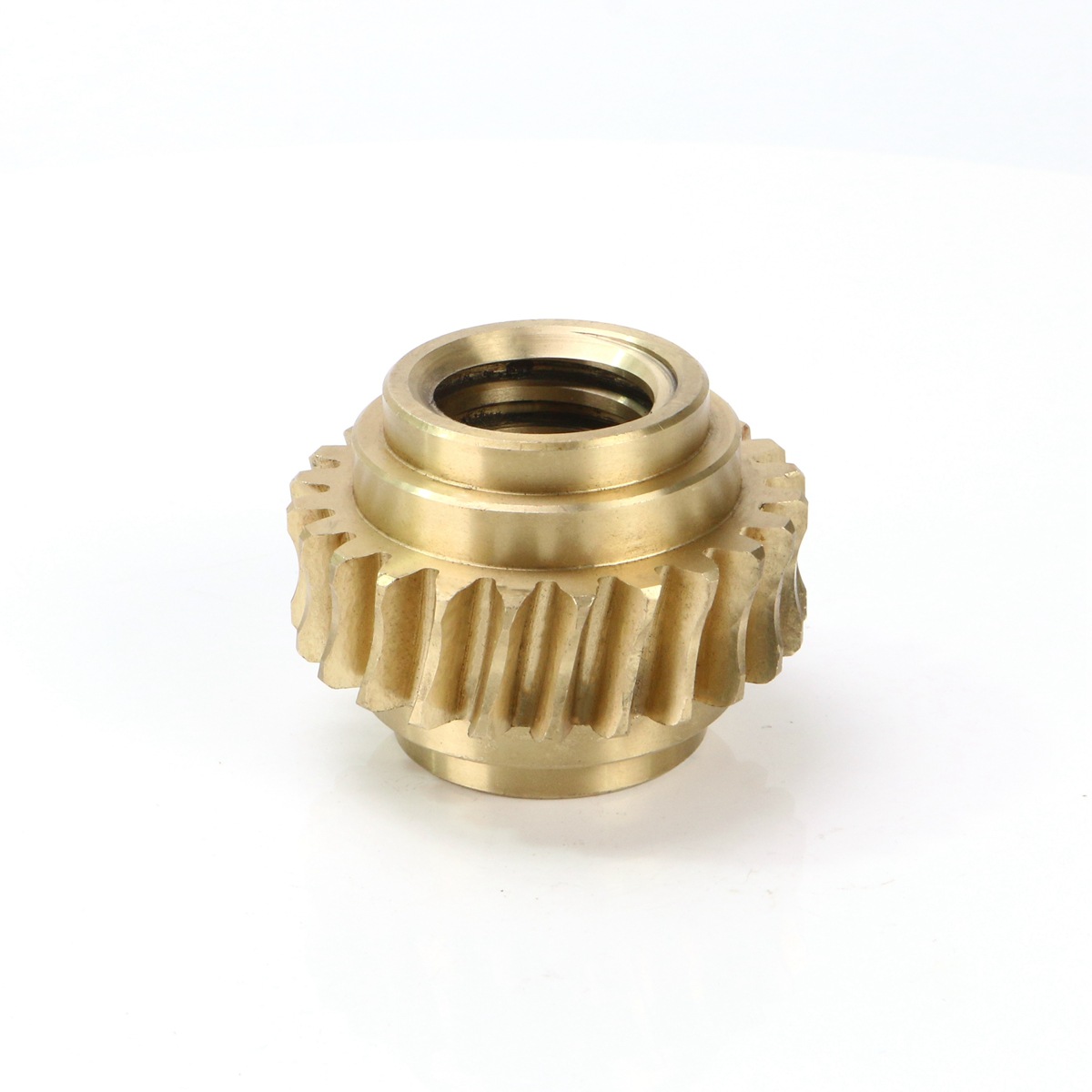 Factory direct supply of copper nuts, copper caps, mark processing, worm wheels, high-precision worm wheels, wear-resistant worm gears, high-load-bearing turbines details Picture