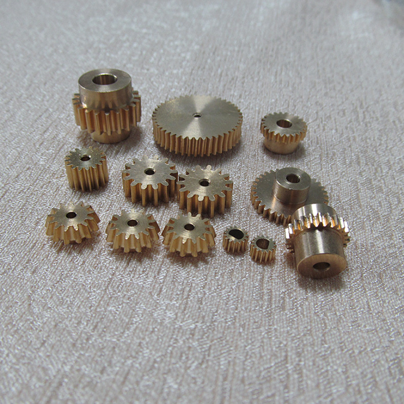 Mechanical transmission industrial accessories: direct and helical gear sprocket manufacturer wholesale, design and production of gear copper worm wheels details Picture