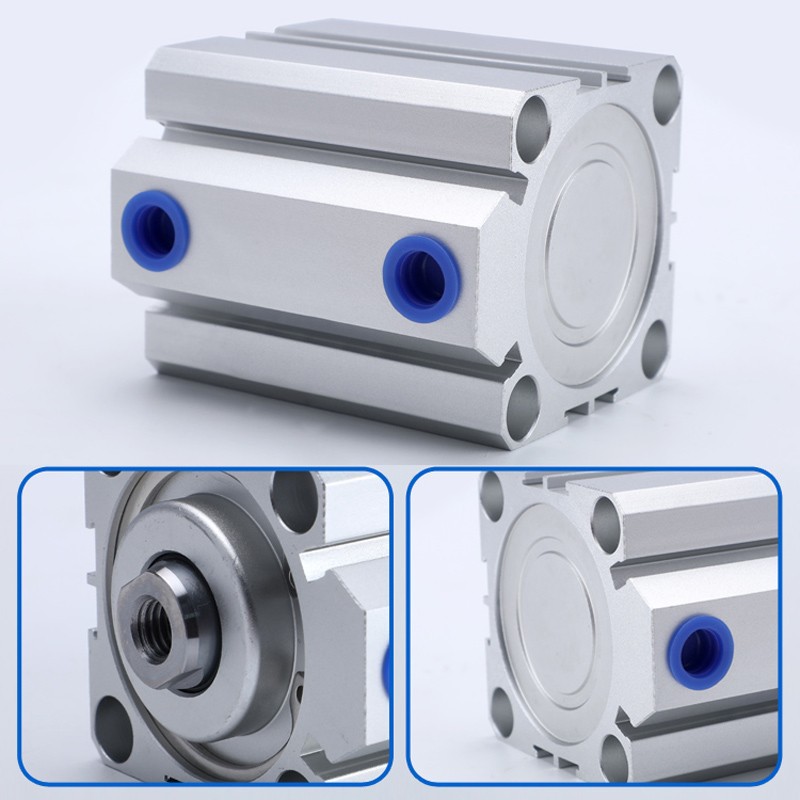 Small pneumatic large thrust belt magnetic thin cylinder SDA20/25/32/40 x10x50x60x70x80x90s Specification drawing
