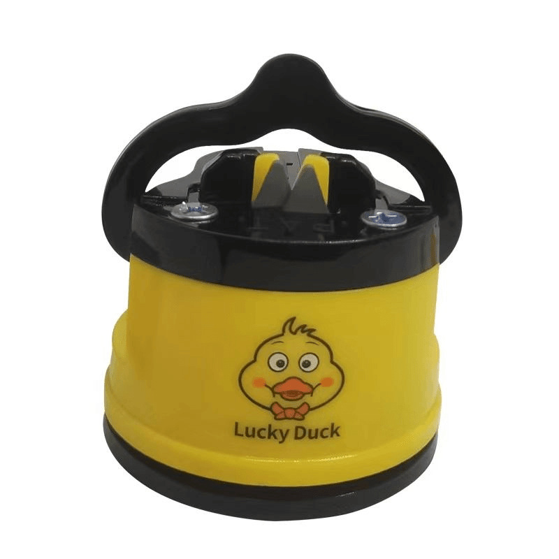 Little Yellow Duck Mini suction Cup knife sharpener, a household quick knife sharpener, kitchen mini knife sharpener, and knife whetstone are simple and convenient Item Picture
