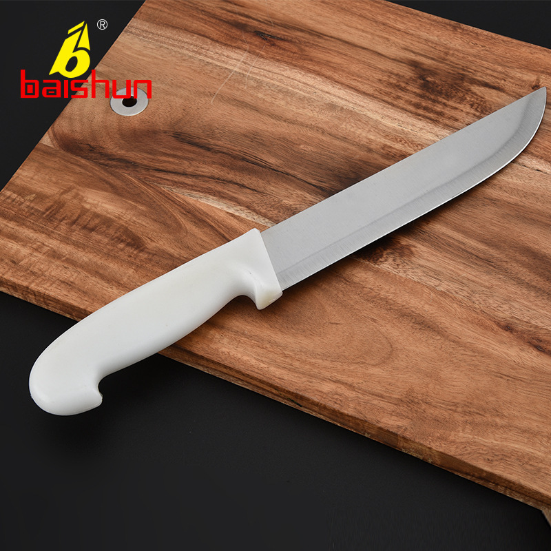 Cross-border stainless steel chef knives, kitchen knives, chef-specific Western-style slicing knives, household fruit knives, factory direct sales, Yingbai Application Scenario