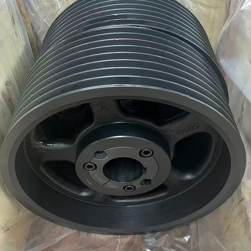 European standard conical sleeve pulley, motor, fan, V-belt pulley, cast iron manufacturer supplies details Picture