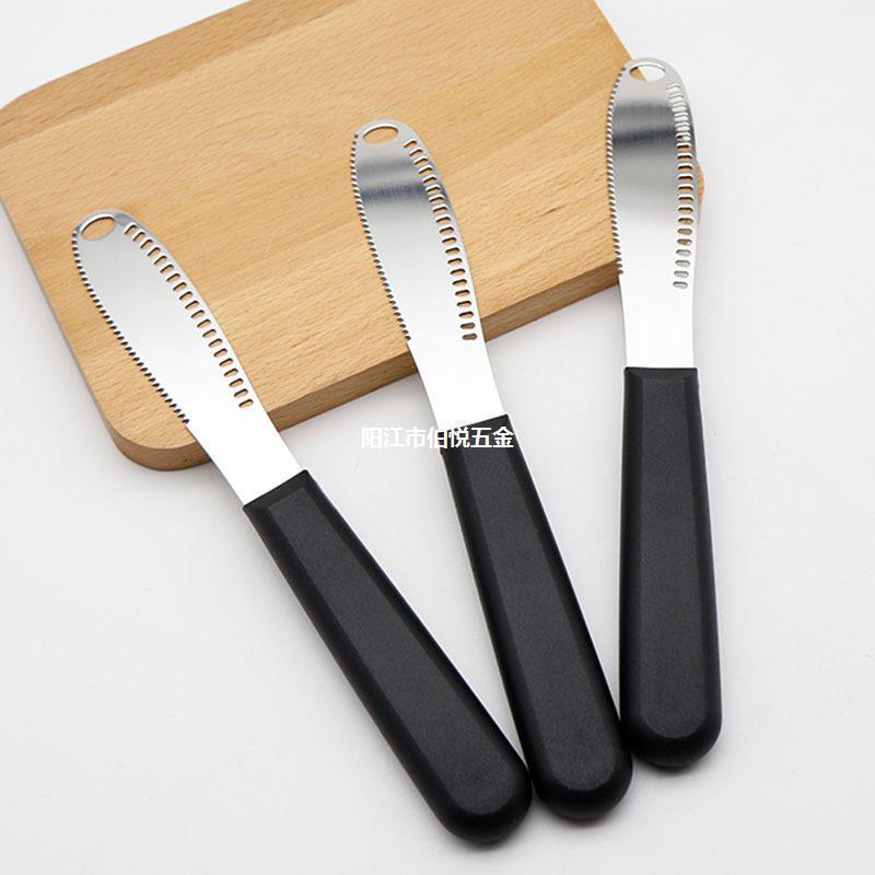 420 stainless steel butter spatula for cheese, cheese, bread, salad, jam, Western cuisine, and baking butter full figure