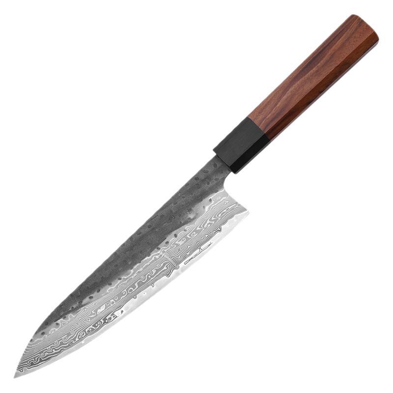 Kitchen knife set: Japanese export sashimi knives, slicing knives, Damascus steel knives, pointed tip all-purpose knives Item Picture
