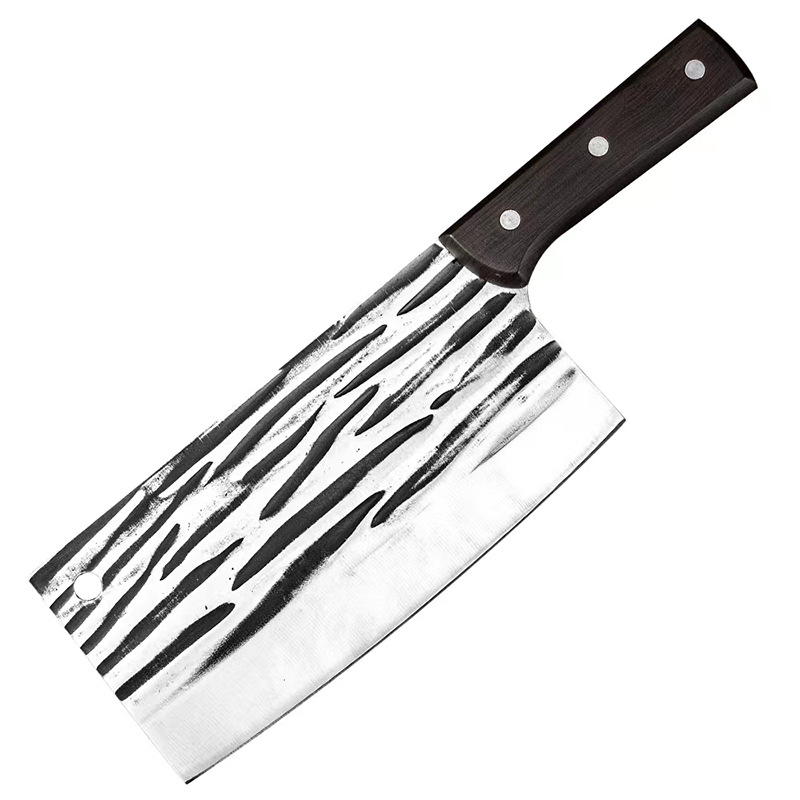 Factory direct sales of bone-cutting knives, hand-forged meat cutting knives, kitchen household kitchen knives, knives for running around and street stalls Item Picture