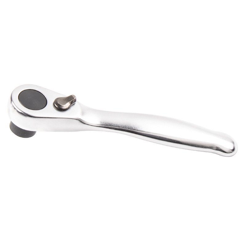 9533 Metal Mini ratchet wrench 1/4 small space Quick wrench Bidirectional quick screwdriver, 6.35mm Item Picture