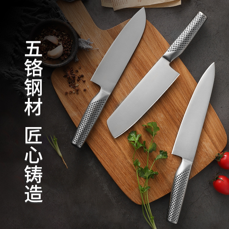 Cross-border Kuraji Chef's knife set, Sato chef's knife factory kitchen household Santoku knife, Japanese kitchen knife details Picture