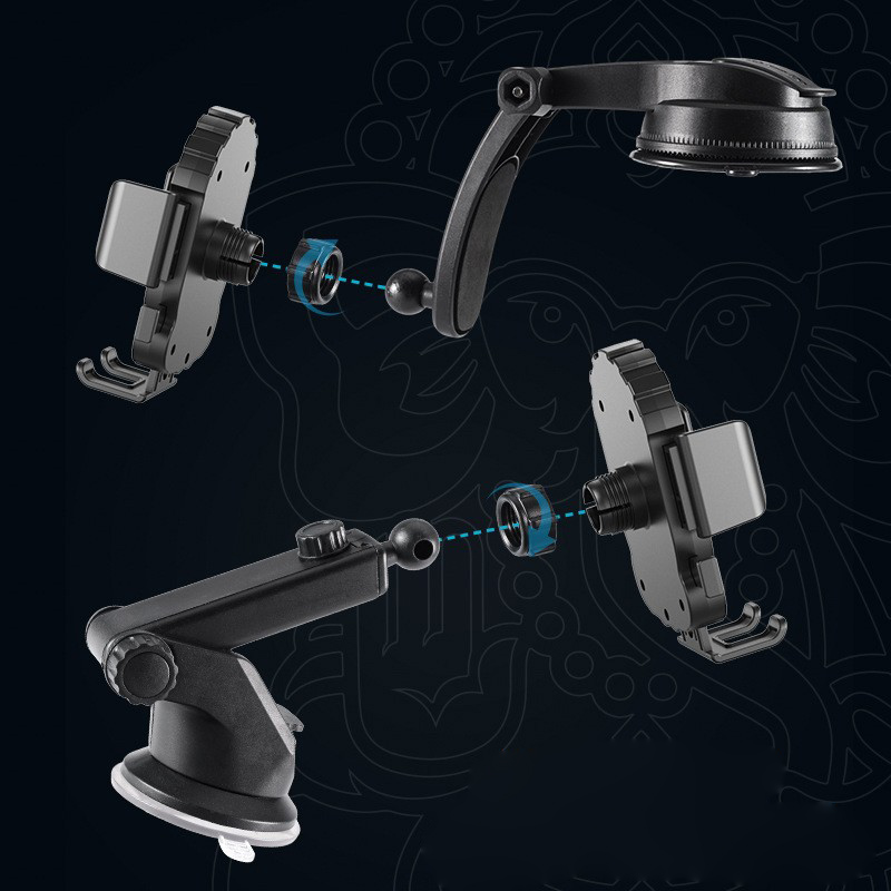 Подставка для телефона HZ06-1 с резиновой подложкой для присосания пластмассовых телефонов для опоры на ветровом стекле pic 6