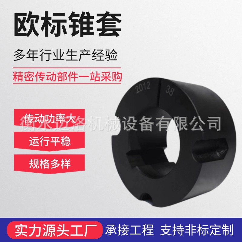 Supply cast iron European standard conical sleeve fan shaft disk cast iron conical sleeve 1008 1210 2012 2517-3020 details Picture