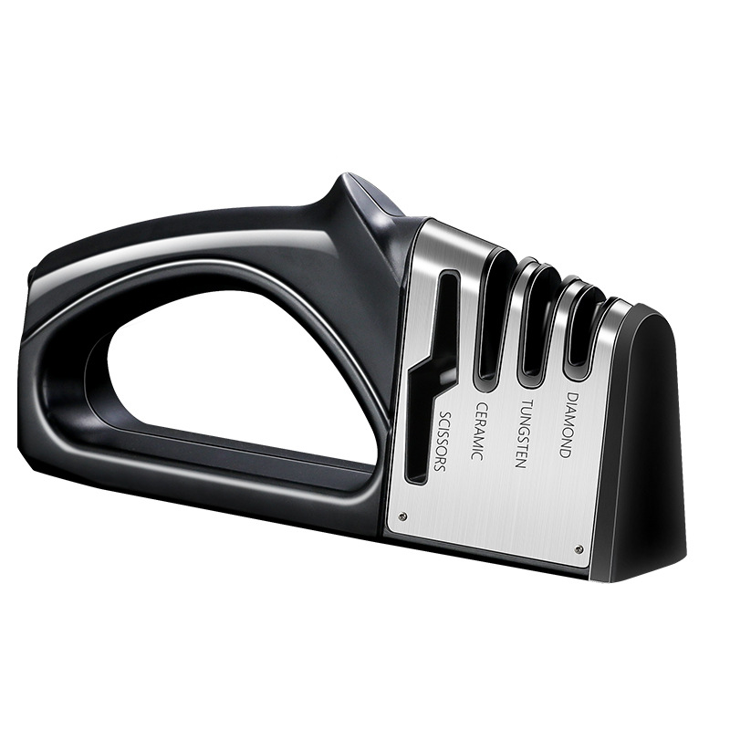 Manufacturer's kitchen multi-functional quick knife sharpener, whetstone, household manual knife sharpener, outdoor diamond stone, tungsten steel Item Picture