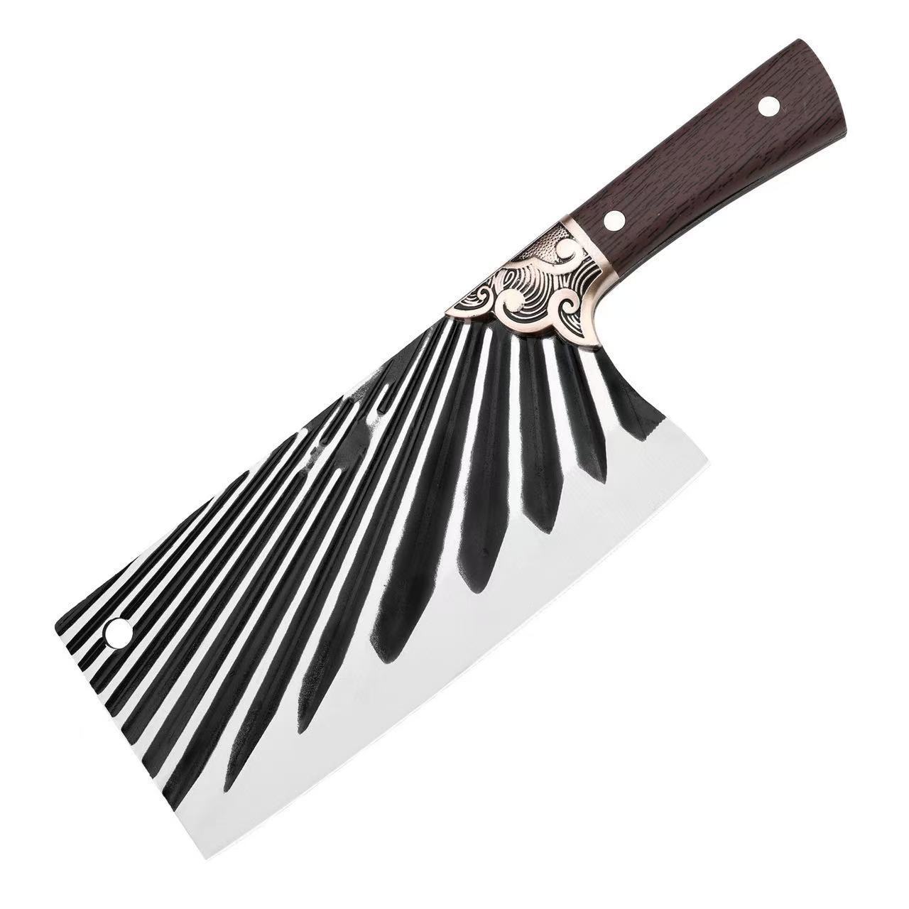 Yangjiang 20-yuan model forged kitchen knife, stainless steel kitchen knife for household use, chopping, slicing, and street food stalls Item Picture