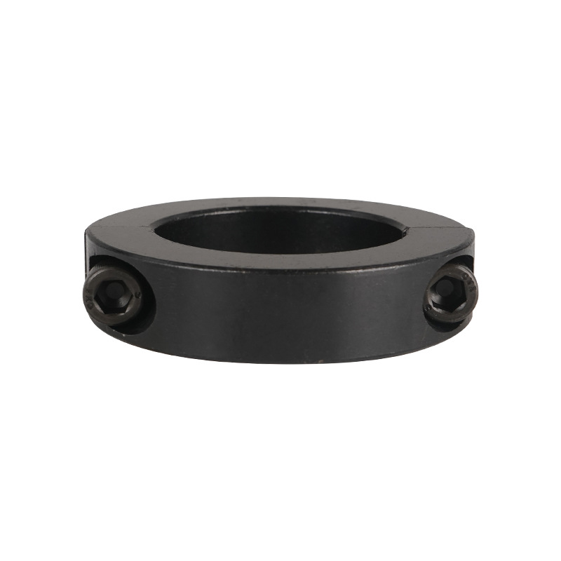 Separation type fixed ring 45# steel clamping lock ring, double single slot standard part metric bushing adjustment ring Specification drawing