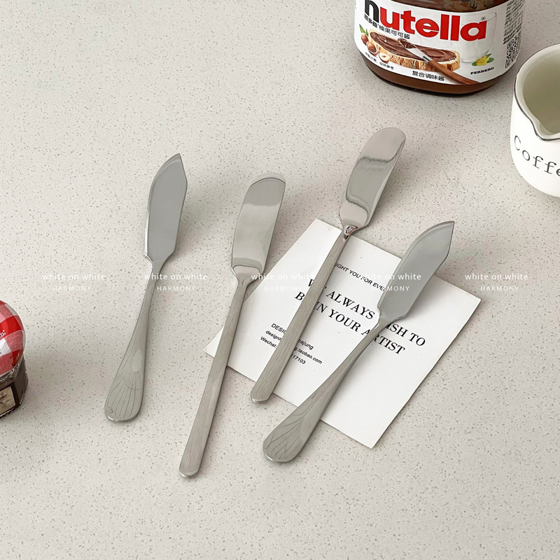 Jam spatula, stainless steel butter spatula, toast spread spatula, cream spatula, baking tools, spatula Application Scenario