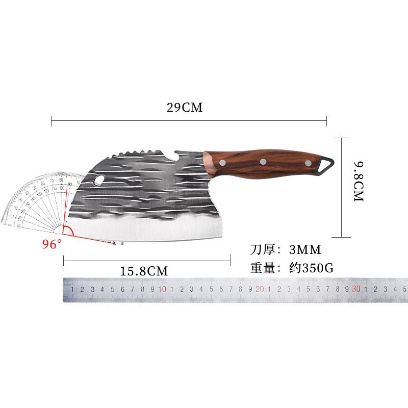 Yangjiang kitchen knives, household stainless steel kitchen knives, household forged slicing knives with screwdrivers, street stall supplies Item Picture