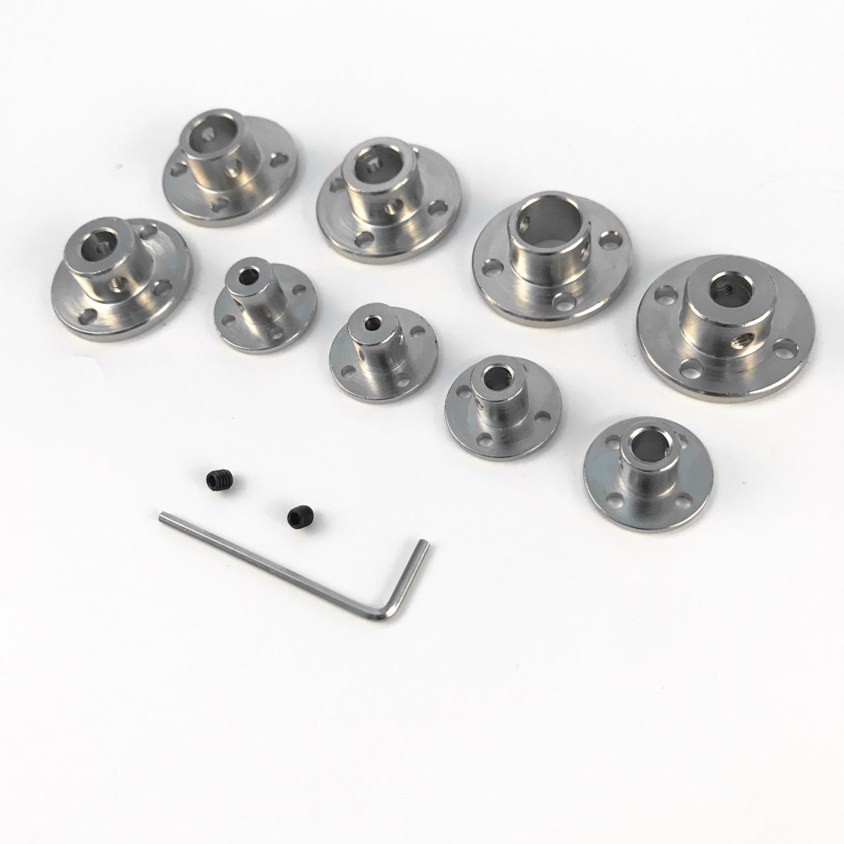 Flange coupling rigid flange plate flange 3/4/5/6/8/10/11/12mm coupling guide shaft support Item Picture