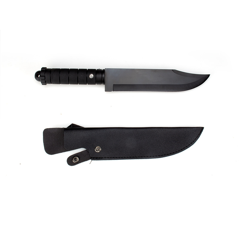 Outdoor straight knife, sharp, durable, portable for camping, high-hardness self-defense knife, camping fruit knife for cutting vegetables and fruits Item Picture