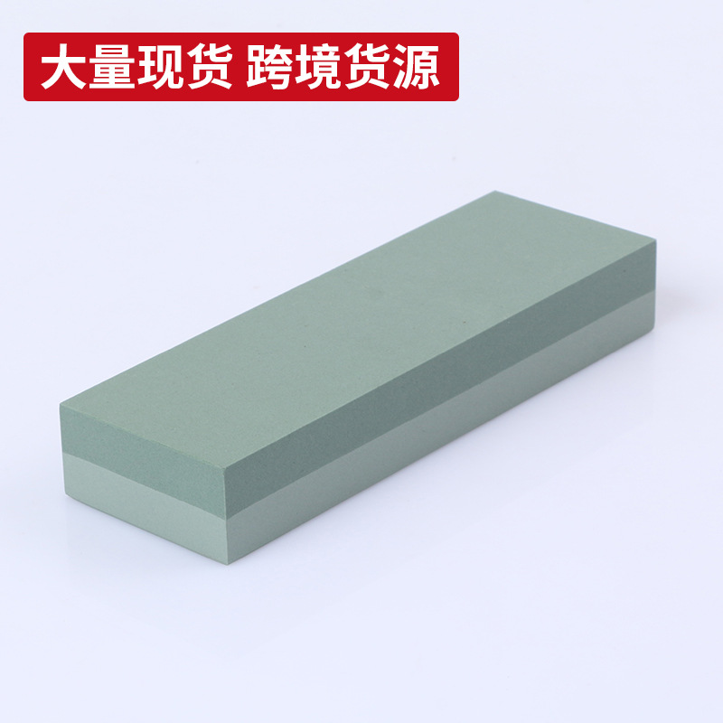 Renyuan White Corundum Double Whetstone Set, household kitchen whetstone, fine grinding oil stone manufacturer wholesale details Picture