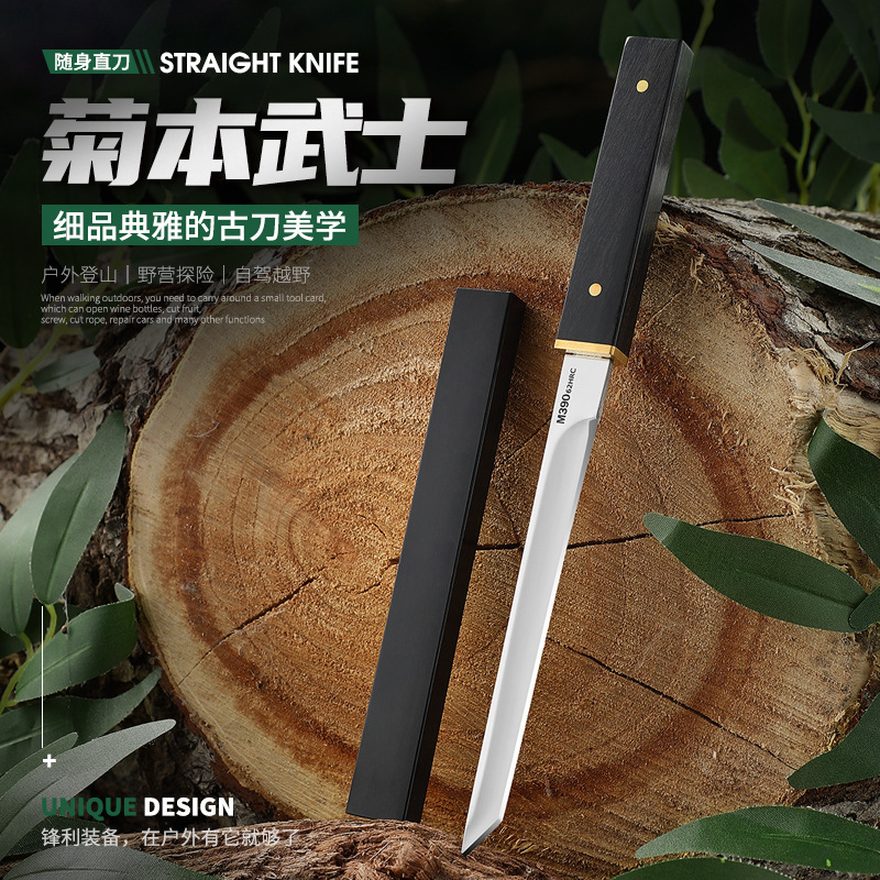 Outdoor portable knives are mostly fruit knives, Jutianye Camp sharp meat knives and tea knives full figure
