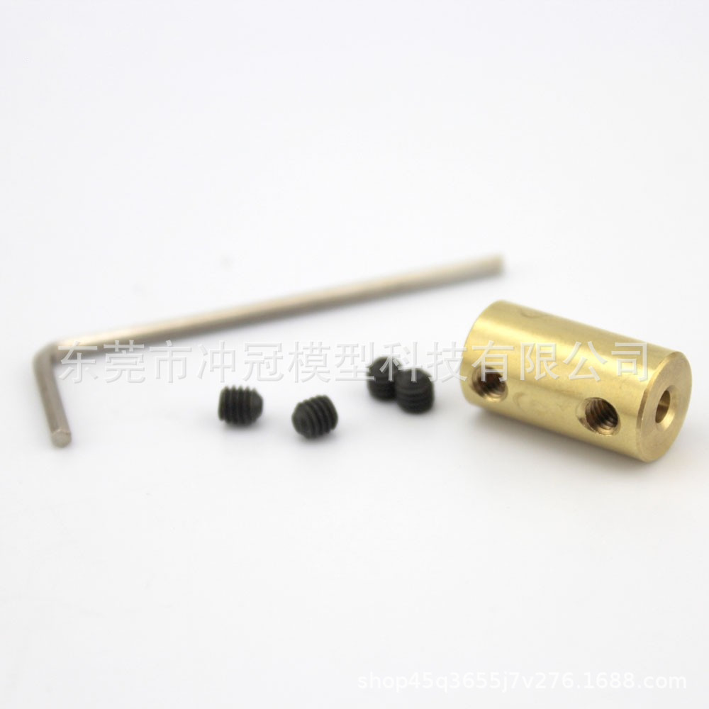 Cylindrical couplings, rigid couplings, pure copper and brass connectors, motor accessories Application Scenario