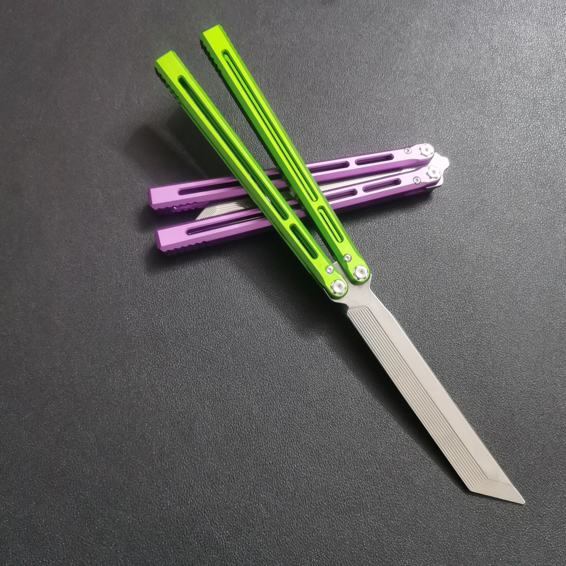 Outdoor telesto butterfly knife unedged training Freestyle swinging multi-functional folding knife all-in-one toy edc Application Scenario
