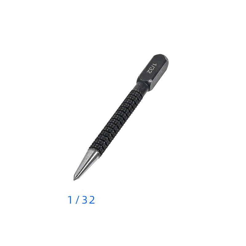 The 3-piece set of 1.5/2/3mm center punch anti-slip center punch kit with black cylindrical nail punch is selling well across the border undefined