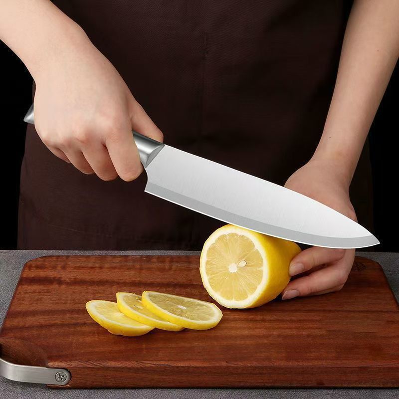 Stainless steel all-steel fruit knife, multi-purpose kitchen knife, special peeler for the kitchen, sharp fruit and vegetable, household chef's knife Application Scenario