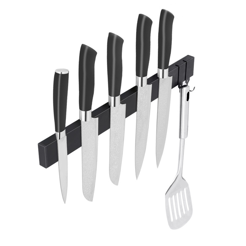Kitchen knife rack, magnetic knife rack, wall-mounted kitchen knife storage, magnetic knife rack, non-drilling magnetic knife rack Item Picture