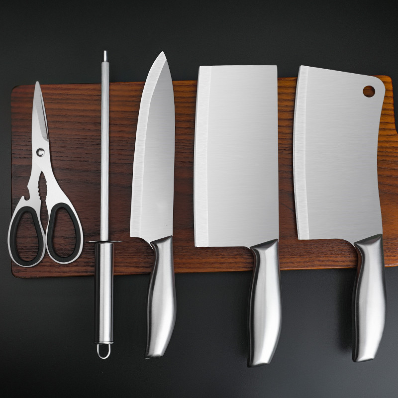Factory direct sales of in-stock knife sets, kitchen stainless steel gift sets, five-piece knife sets, kitchen knife sets for home use full figure