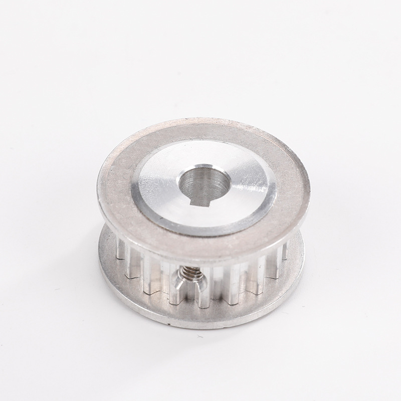 Custom-made multi-axis transmission S8M type synchronous pulley with flange, custom-made aluminum pulley Specification drawing