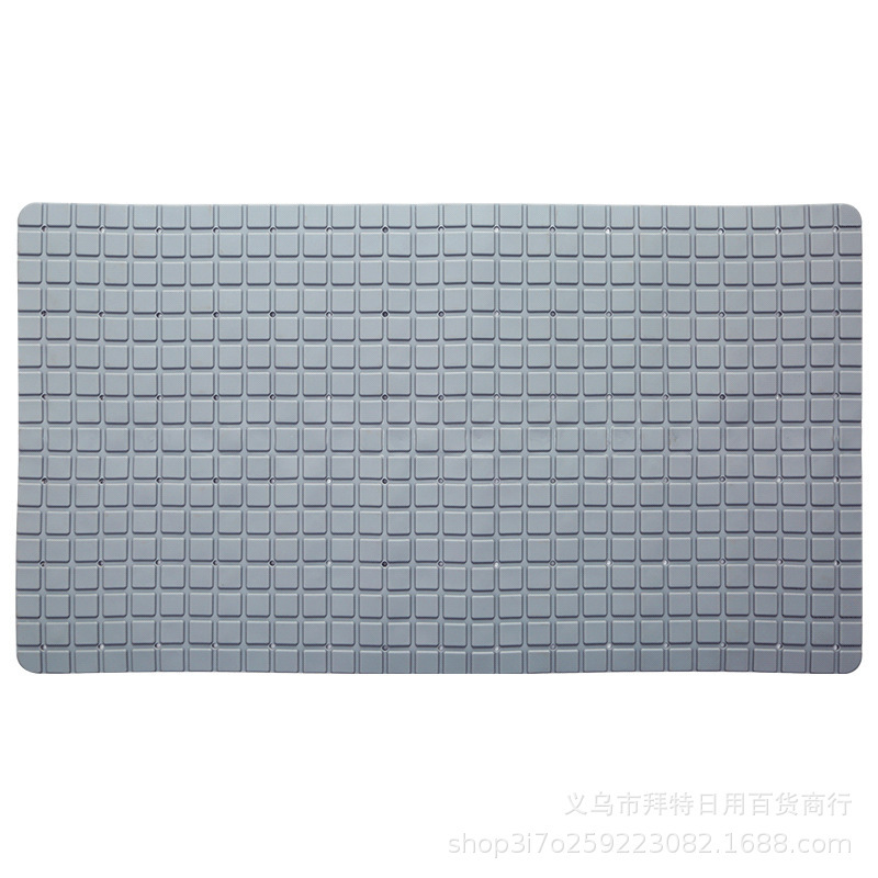 New PVC bathroom anti-slip mat, bathroom floor mat with suction cup, anti-slip floor mat for bathing, foot mat for shower room Item Picture