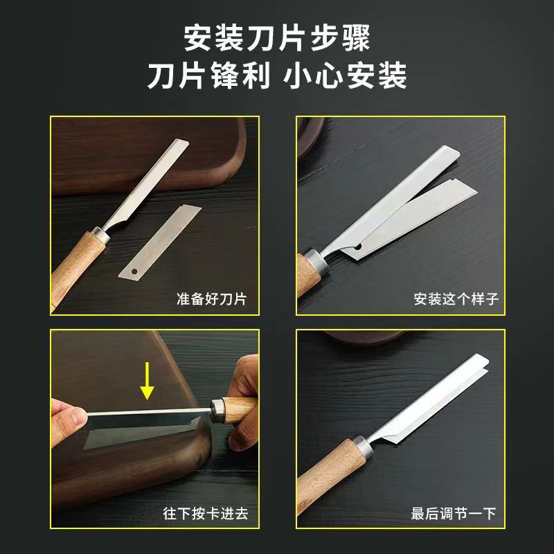 Stainless steel hair scraper for shaving pig hair. Special knife frame for shaving pig hair. Household hair removal and shaving tools. Pig hair scraper for shaving details Picture