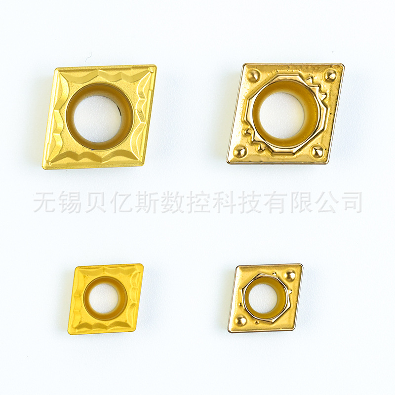 CCGT/CCMT060204 rhombic 80-degree CNC turning inserts, universal outer circle and inner hole boring for stainless steel parts Specification drawing