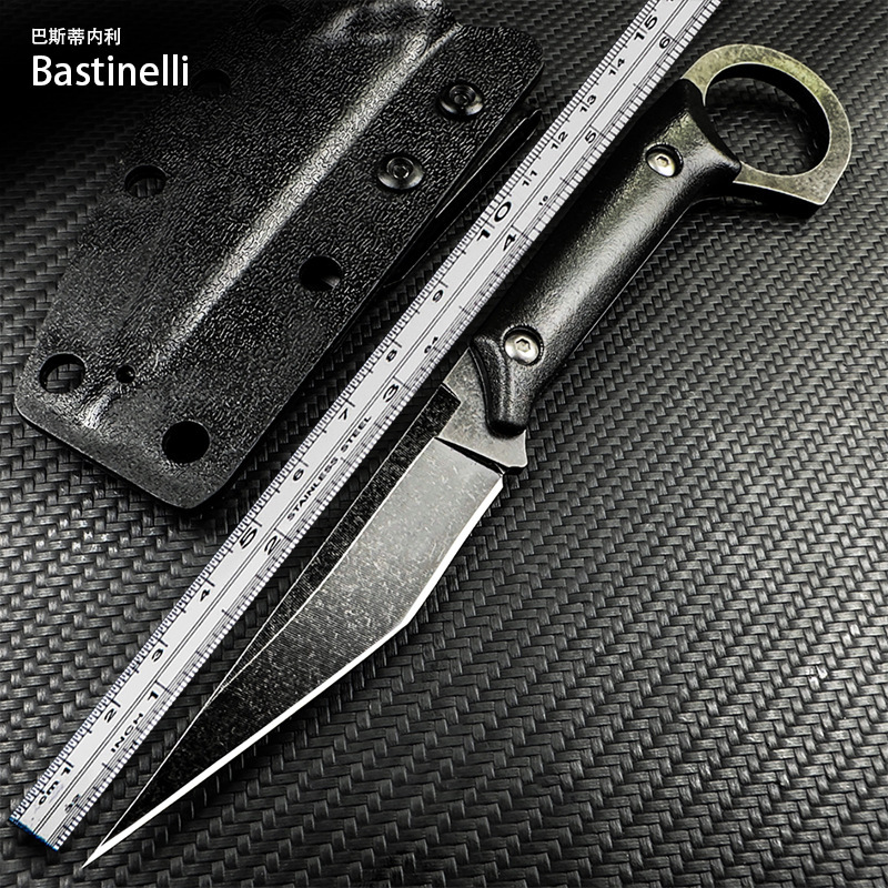 Export Bastinelli claws outdoor camping survival and wilderness survival tactical knives for self-defense full figure