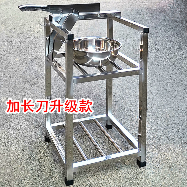 Sugarcane guillotine, sugarcane sectioning machine, sugarcane turn knife, stainless steel bracket, sugarcane knife, cupping machine, cylinder cutting machine, slicing machine Application Scenario