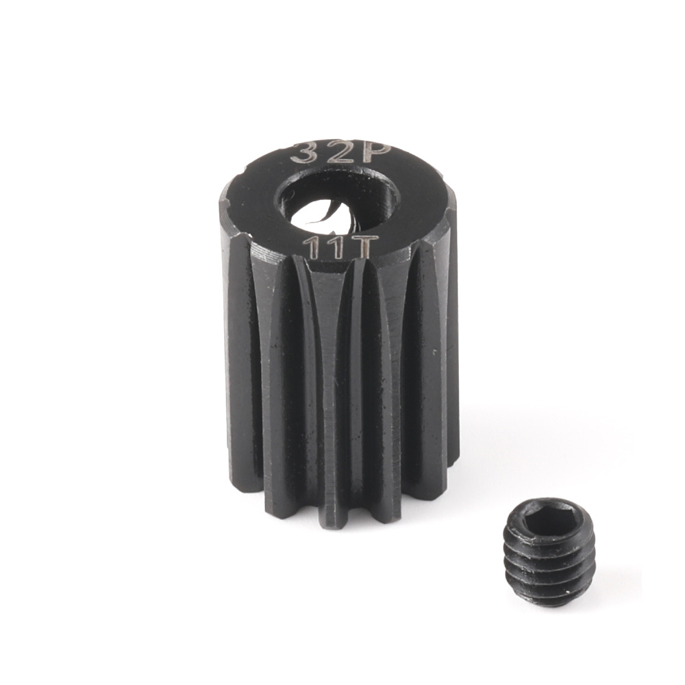 The motor of the model car of the climbing vehicle is made of 32P 5.0-hole 11-31T steel in one piece and blackened 1/10 Application Scenario