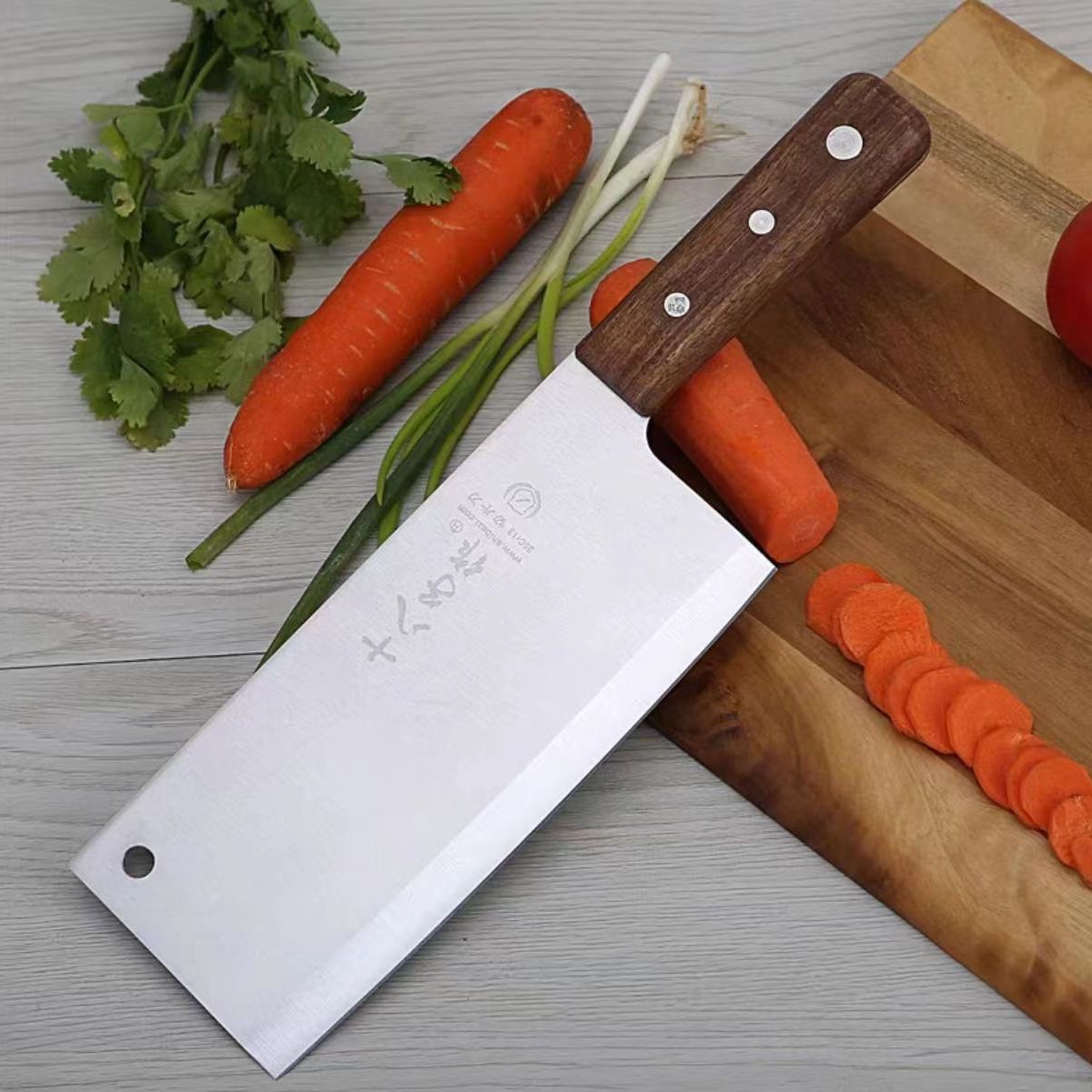 18 Sons Zuo Jia Hui 8350 Household slicing knife, genuine guarantee, Yangjiang 18 Sons 30CR13 details Picture