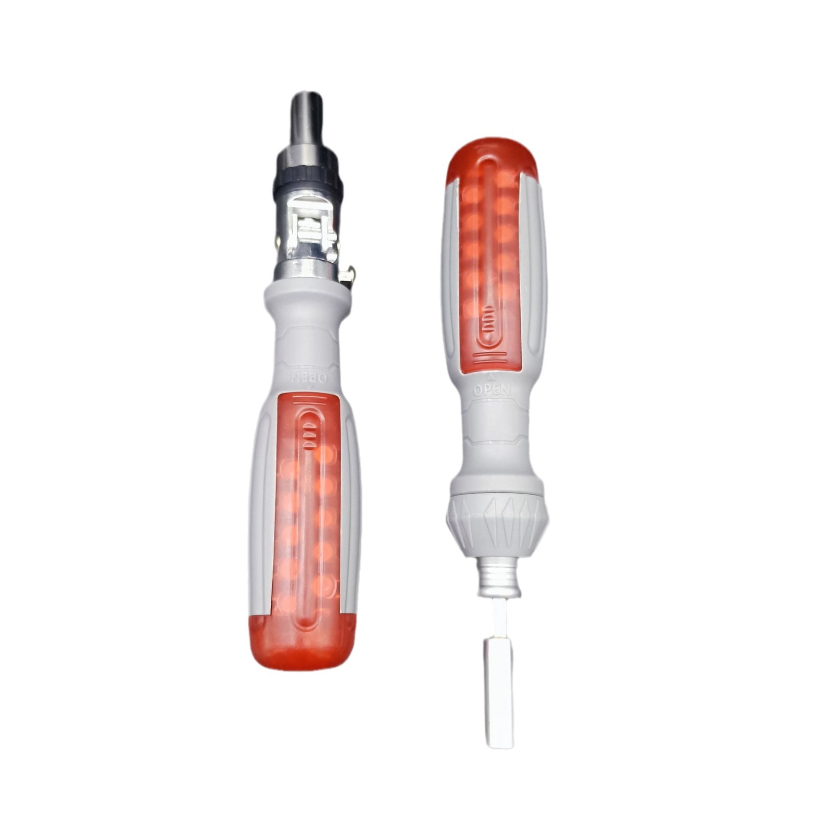 Multi-angle elbow, 10-in-1 ratchet screwdriver, screwdriver screwdriver, S2 batch head tool set, cross, plum blossom, single character Item Picture