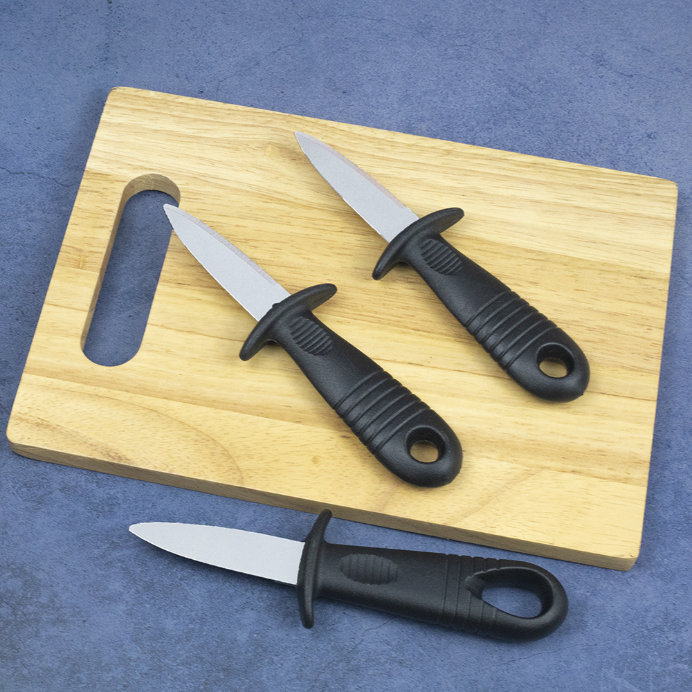 Oyster knife, oyster opening knife, oyster digging tool, thickened oyster opening knife, stainless steel oyster prying knife, shell and seafood opening tool details Picture