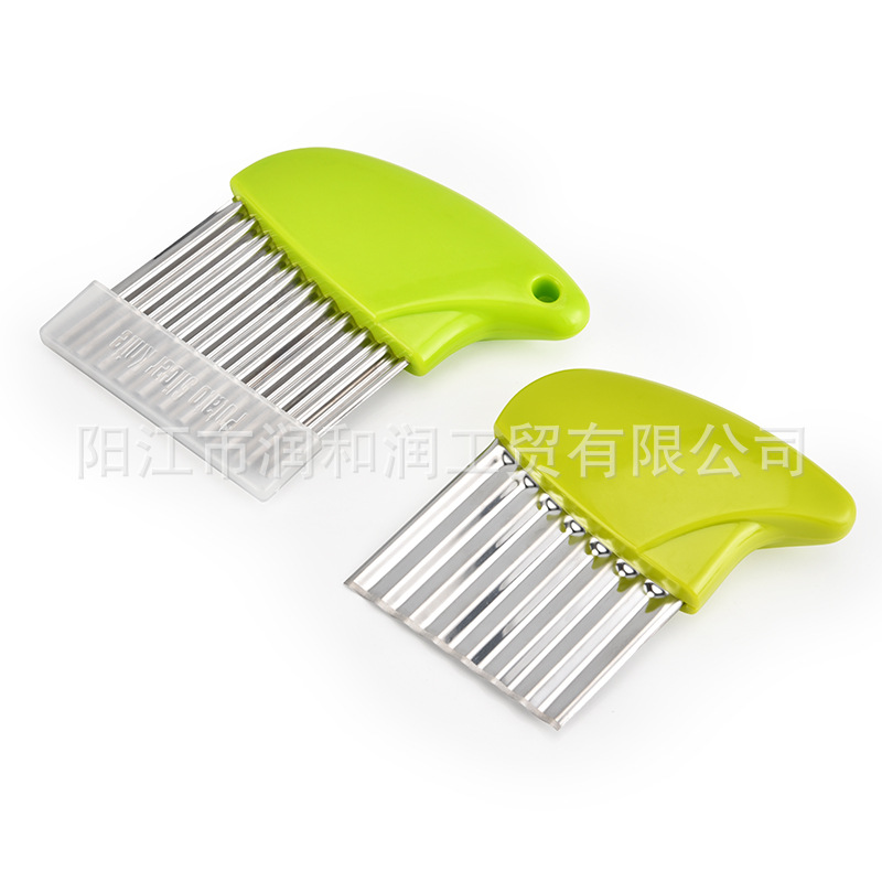 Wholesale of stainless steel potato slicers, wavy French fries vegetable slicers and multi-functional potato grid vegetable slicers from the manufacturer full figure