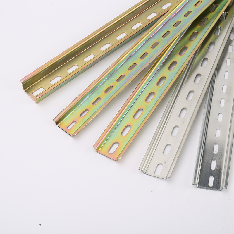 C45 installation guide rail iron guide rail series air switch contactor track galvanized guide rail installation plate U-shaped clamp rail Application Scenario