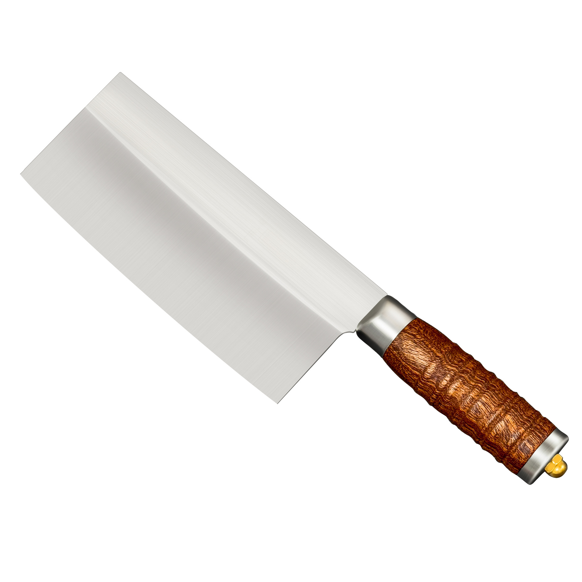 Stainless steel kitchen knives, solid wood glossy kitchen slicing knives, street stall bestsellers, sharp and easy-to-wear slicing knives, household vegetable and meat slicing knives Item Picture