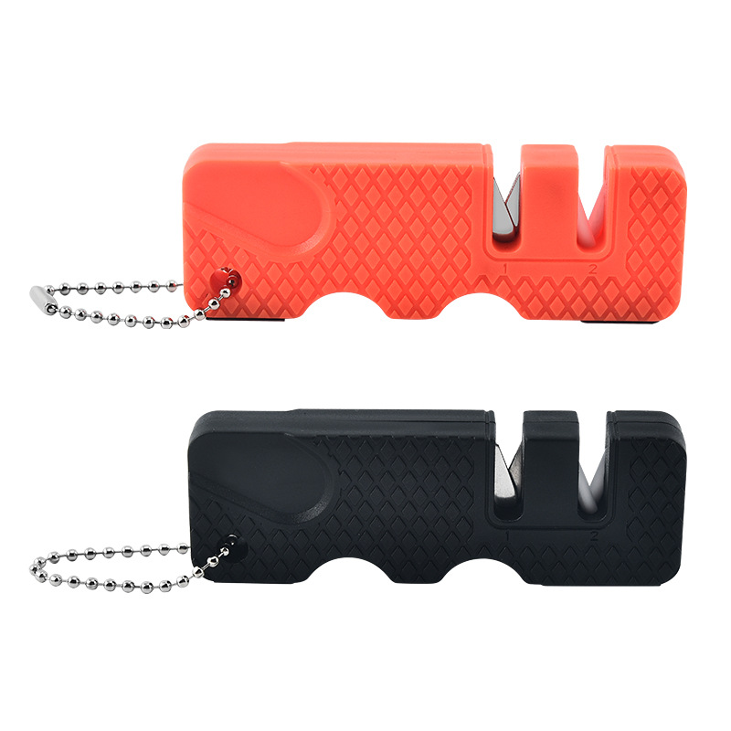 Cross-border exclusive knife sharpener, mini portable knife sharpener stand, kitchen household fruit knife, whetstone Item Picture