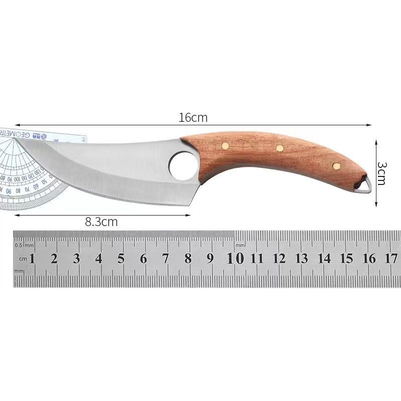 Magnetic levitation knife, curved knife, battery-free, thickened stainless steel boning knife, fruit knife, portable for home, outdoor and camping Application Scenario